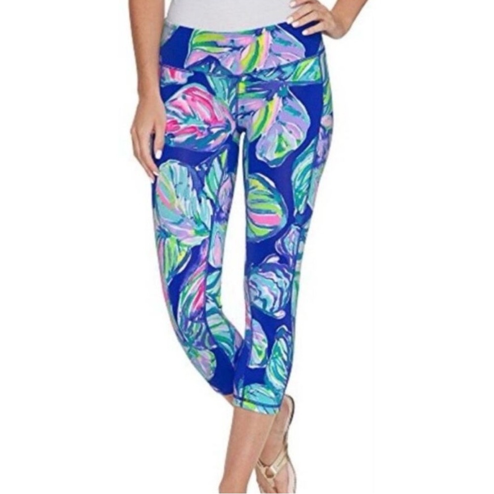 EUC Lilly Pulitzer szS Luxletic Casa del Sol print leggings…